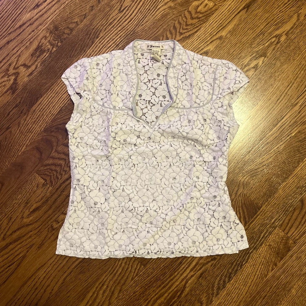 Vintage Forever 21 lace top